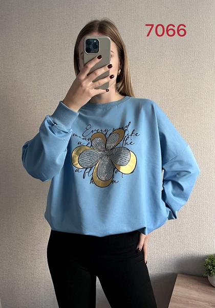 Свитер FSN (50-56) 7066 l.blue (деми)