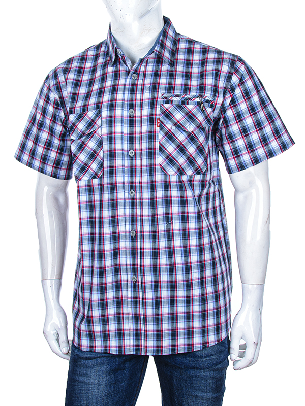 Рубашка Logaster (XL-5XL) A703-7 red (лето)