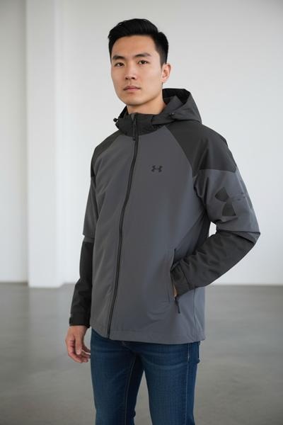 Ветровка Hous Of Timur (L-4XL) HT947 grey (деми)