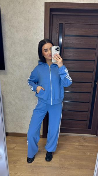 Костюм спорт Valentina (42-56) 033-034 blue (деми)