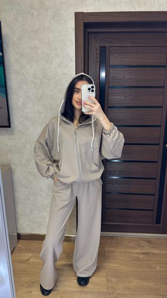 Костюм спорт Valentina (42-52) 108 beige (деми)