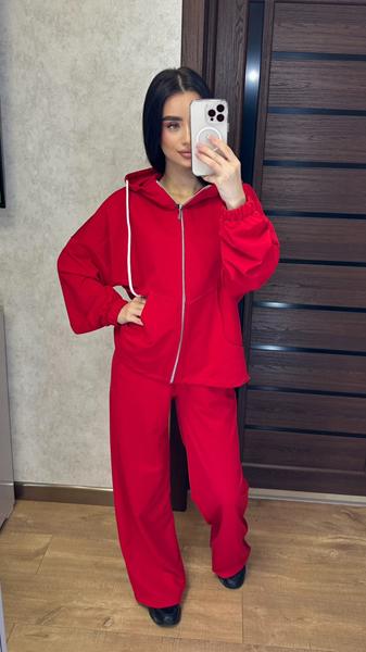 Костюм спорт Valentina (42-52) 108 red (деми)