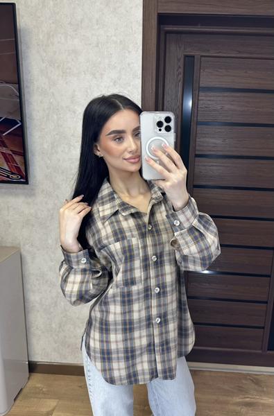 Рубашка Valentina (42-48) 6 beige (деми)