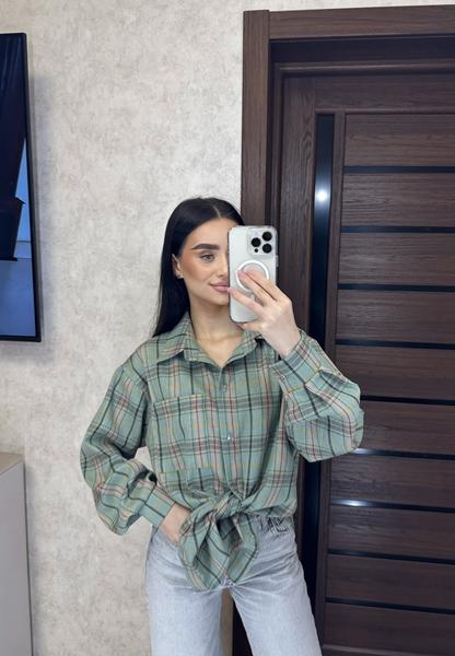 Рубашка Valentina (42-48) 6 green (деми)