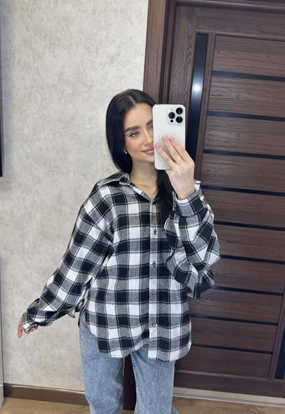 Рубашка Valentina (42-50) 9 blak (деми)