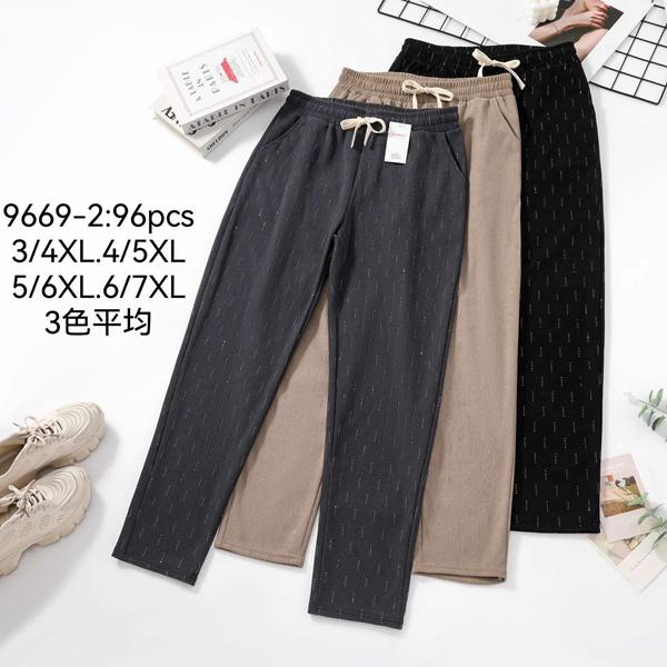 Штаны спорт Hoan (3XL-7XL) 9669-2 mix (деми)