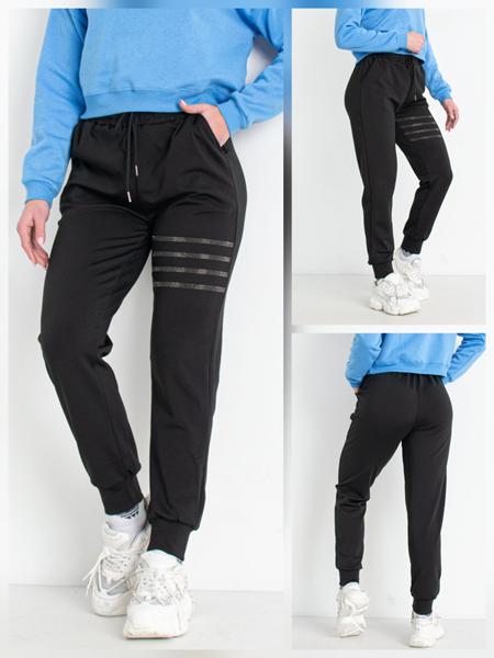 Штаны спорт Hoan (2XL-6XL) 9670-9 black (деми)