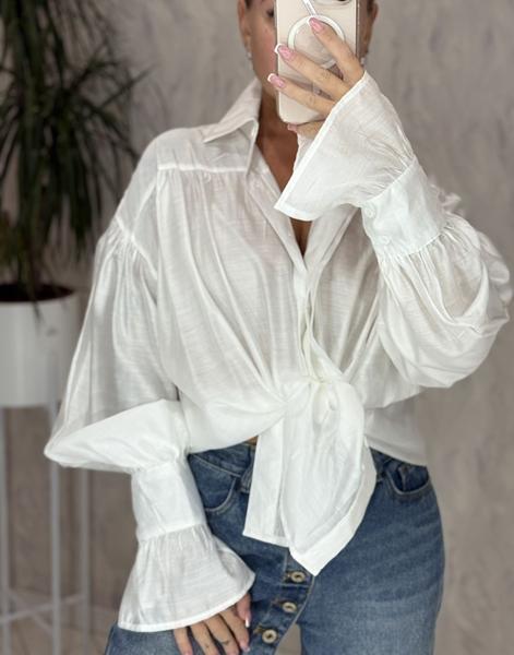 Рубашка Lora (44-46) LR1010 white (деми)