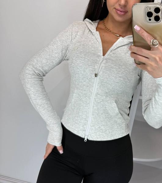 Кофта Lora (42-48) LR1049 grey (деми)