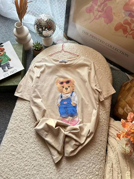 Футболка Lora (one size) LR1091 beige (лето)