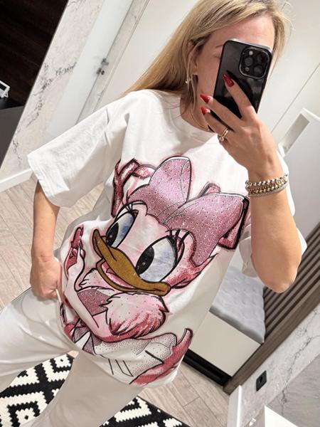 Футболка Lora (one size) LR1095 white (лето)