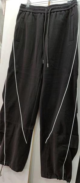 Штаны спорт Lora (M-L) LR1118 black (деми)