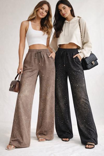 Штаны Lora (M-XL) LR1119 beige (деми)