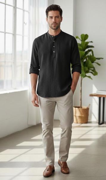 Рубашка Mary Poppins (S-2XL) 7198 d.grey (деми)