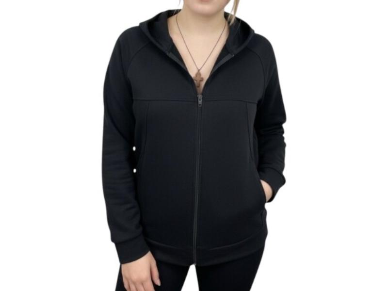 Кофта спорт Sport style (S-XL) 111 black (деми)