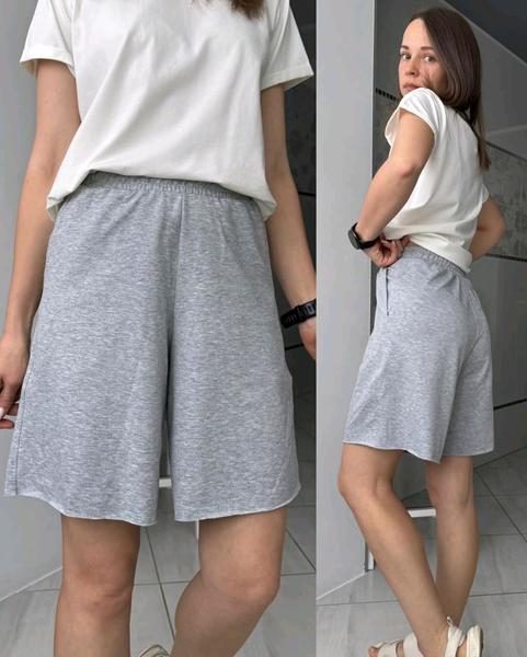 Шорты Sport style (S-XL) 1239 grey (лето)