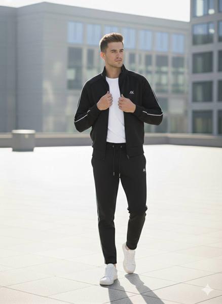 Костюм спорт Moranny (S-2XL) MR583 black (деми)