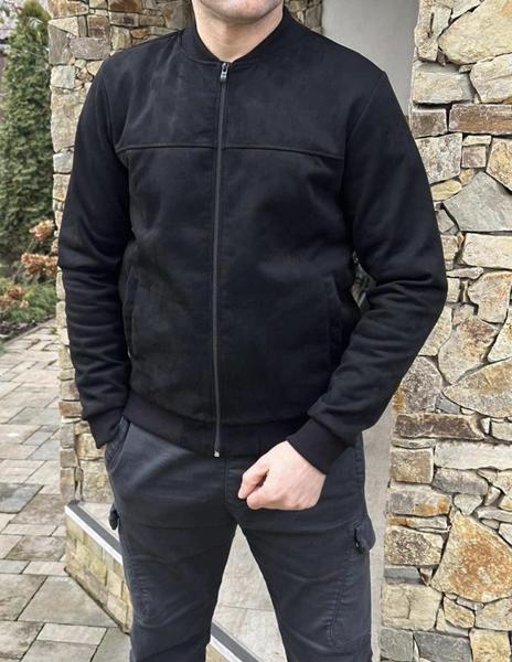 Кофта спорт Sport style (3XL-4XL) 10129 black (деми)