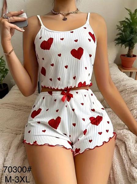 Пижама Fili Wear (50-58) 70300 white-red (лето)