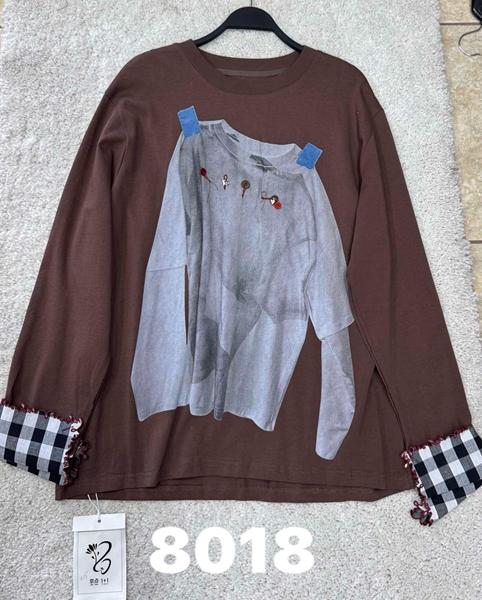 Свитер DIVO (one size) 8018 brown (деми)