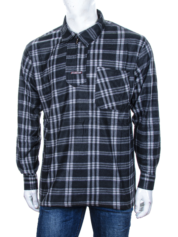 Рубашка Logaster (XL-5XL) FBS01 grey (деми)