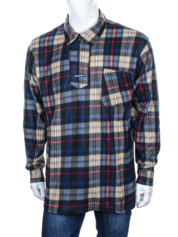 Рубашка Logaster (XL-5XL) FBS04 beige (деми)