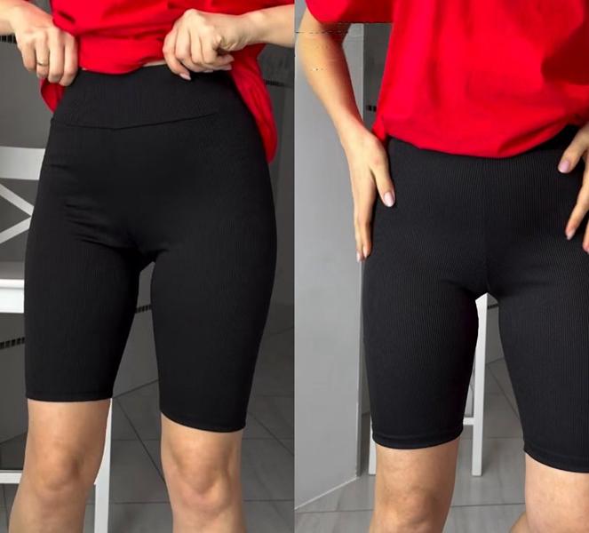 Велосипедки Sport style (S-XL) 51771 black (лето)