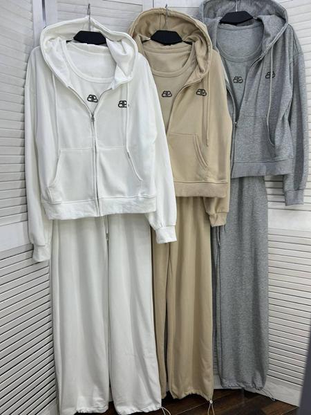 Костюм спорт Style Nadezhda (S-L) 2803 grey (деми)