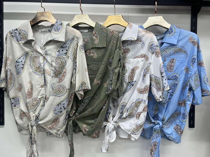 Рубашка Style Nadezhda (3XL-7XL) 8715 khaki (лето)