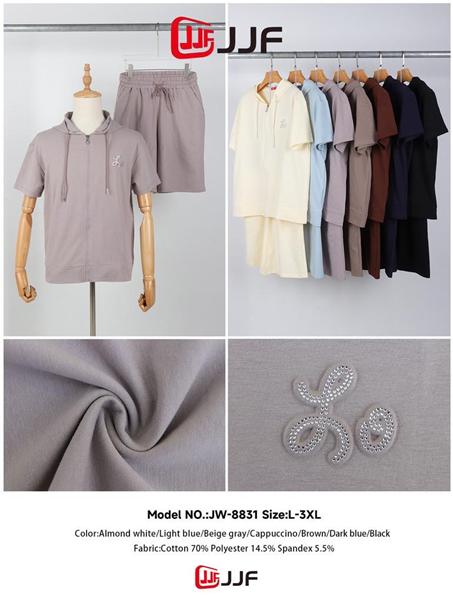 Костюм Style Nadezhda (L-4XL) JW8831 beige (лето)