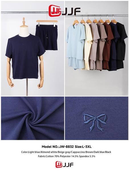 Костюм Style Nadezhda (L-4XL) JW8832 navy (лето)