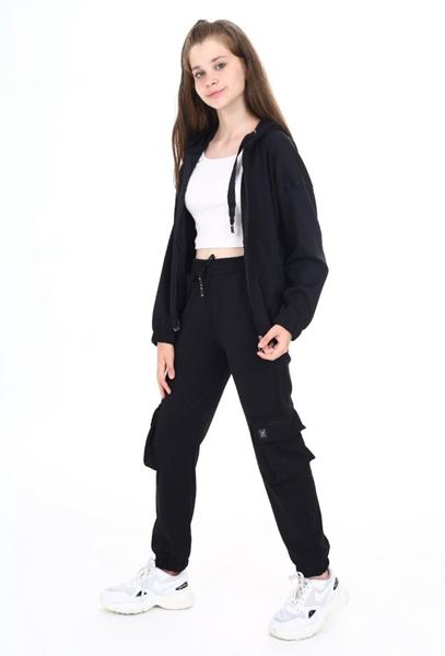 Костюм спорт Meloria (8-16) 2174 black (деми)