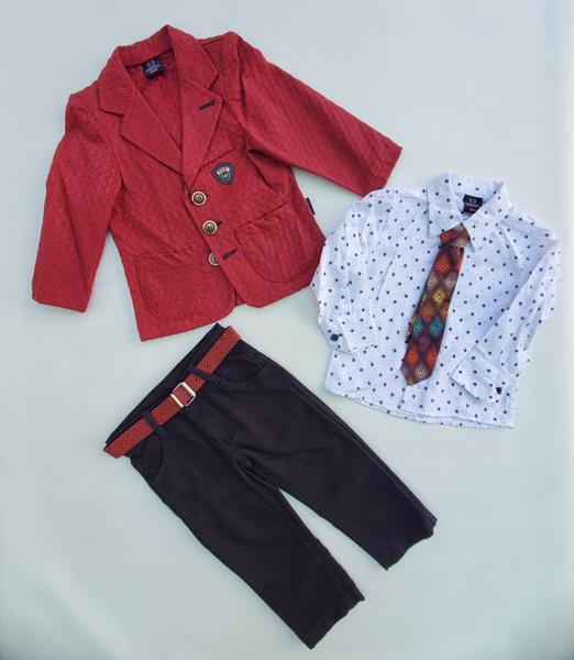 Костюм Meloria (2-5) ML3957 red (деми)