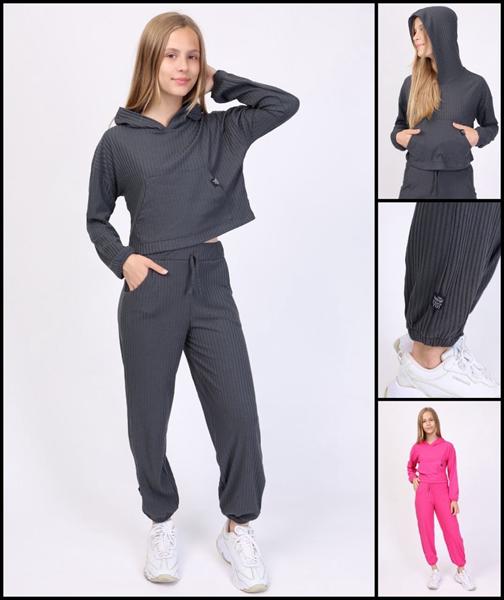 Костюм спорт Meloria (6-14) 22547 d.grey (деми)