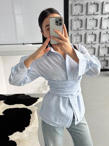 Рубашка Style Nadezhda (42-48) 130 l.blue (деми)