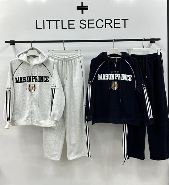 Костюм спорт Little Secret (M-XL) 11089 black (деми)