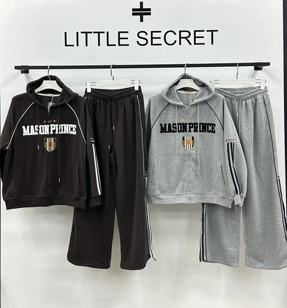 Костюм спорт Little Secret (M-XL) 11089 grey (деми)