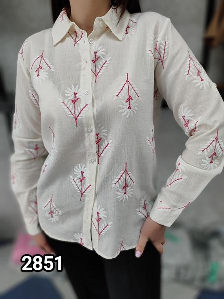 Рубашка MMC clothes (42-48) 2851 white-red (деми)