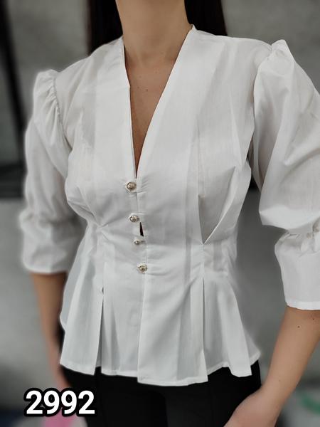 Блузка MMC clothes (42-46) 2992 white (деми)