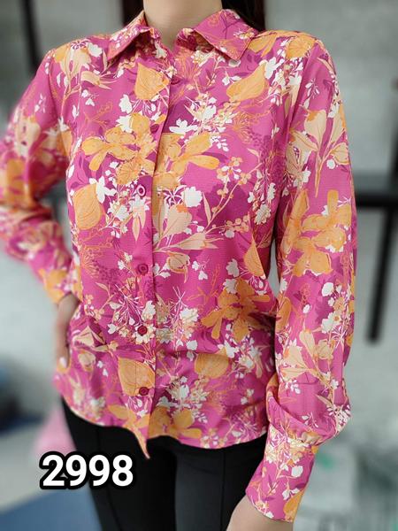 Рубашка MMC clothes (42-48) 2998 pink-orange (деми)