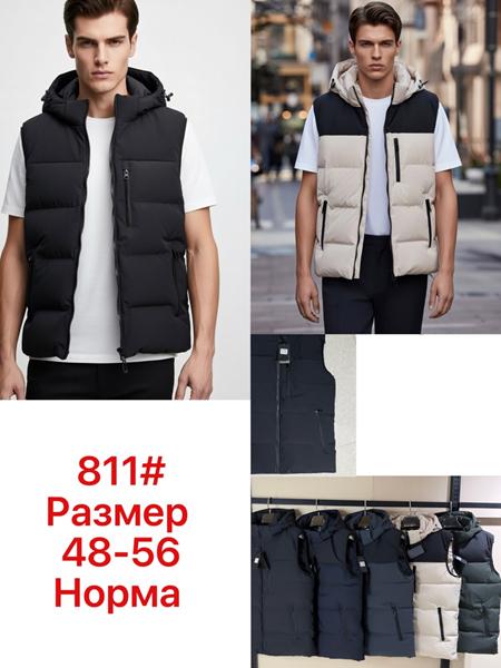 Жилетка Lina (48-56) 811 black (деми)