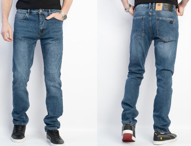 Джинсы Maxim Jeans (30-40) 6692 blue (деми)