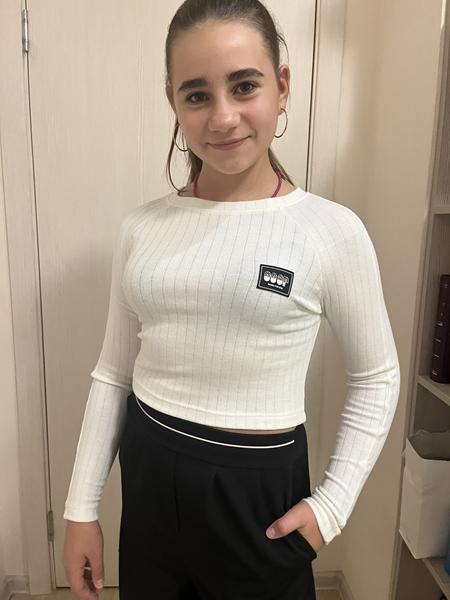 Свитер Moda school (152-164) M416 white (деми)