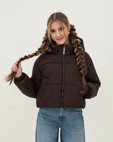 Куртка Moda school (140-164) M456 chocolate (деми)