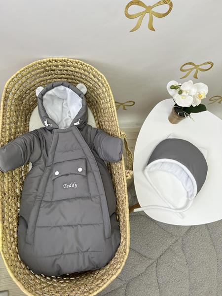 Комбинезон Moda school (0-0.6) M466 grey (деми)