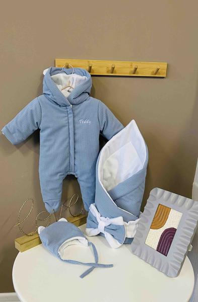 Комбинезон Moda school (0-0.3) M470 l.blue (деми)