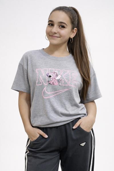 Футболка Moda school (140-164) M474 grey (лето)