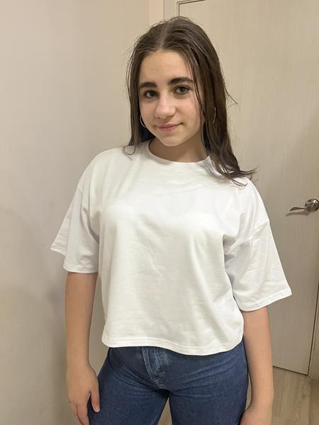 Футболка Moda school (140-164) M477 white (лето)