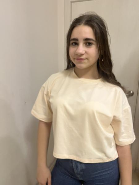 Футболка Moda school (140-164) M478 beige (лето)