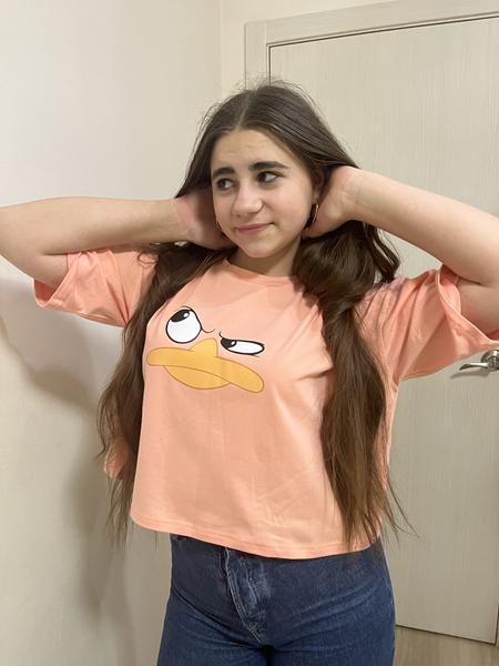 Футболка Moda school (140-164) M488 peach (лето)